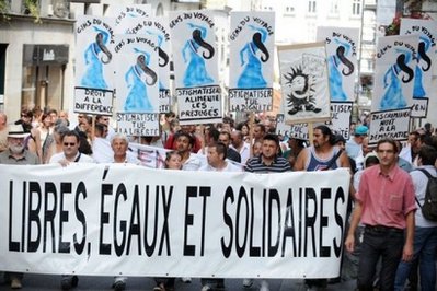 Government of protest of demonstrate of French number person